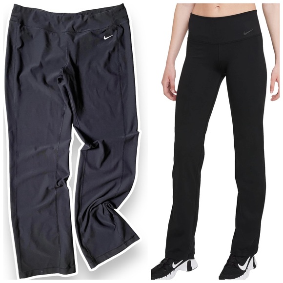 Nike Dri Fit jogging long pant bootcut leg tights size Large - Picture 12 of 13